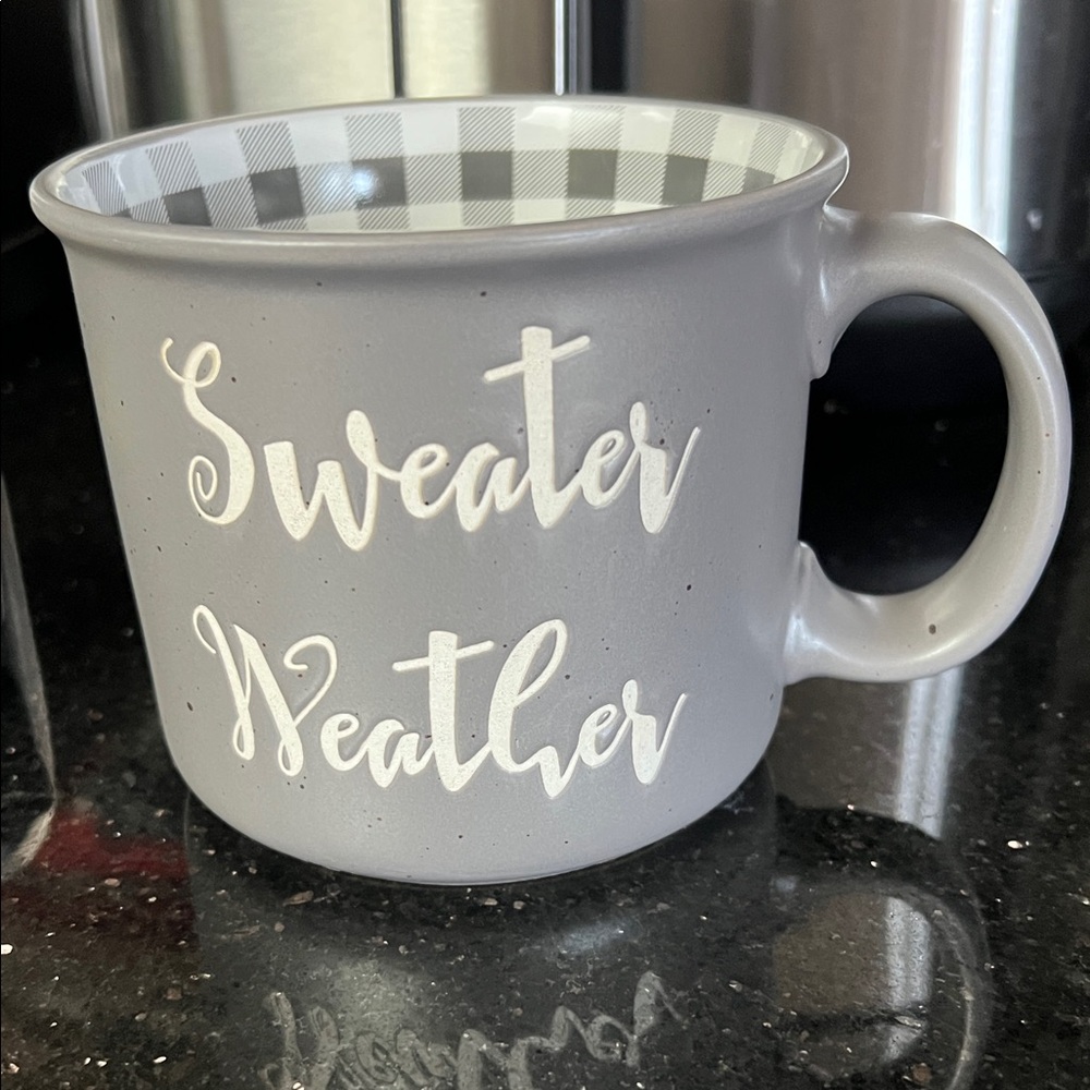 Gray Sweater Weather Mug
